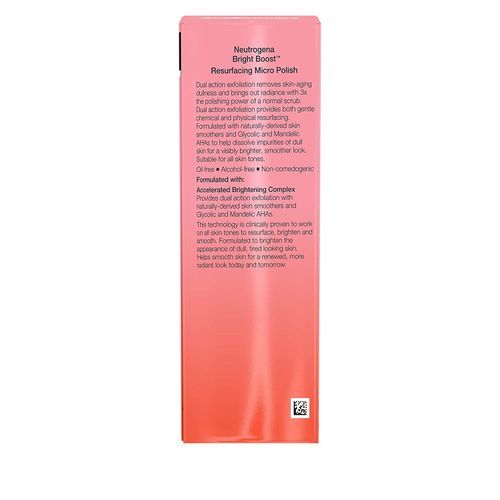 Neutrogena Bright Boost Resurfacing Facial Micro Polish Exfoliator with Glycolic Acid 2.6oz