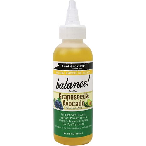 Aunt Jackie'S Balance Grapeseed & Avocado Oil 4oz