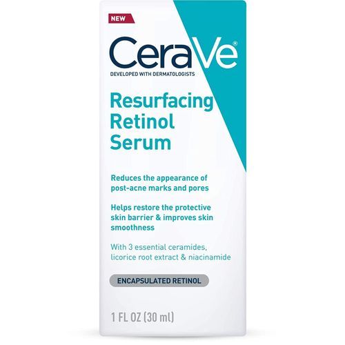 Cerave Resurfacing, Brightening Serum With Retinol For Post-Acne Marks And Skin Texture, 1oz