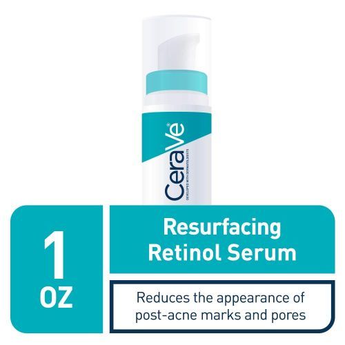 Cerave Resurfacing, Brightening Serum With Retinol For Post-Acne Marks And Skin Texture, 1oz