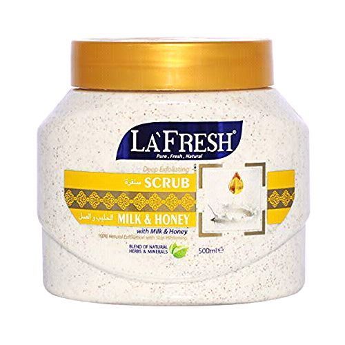 La Fresh Honey & Milk Face Scrub- 500 ml