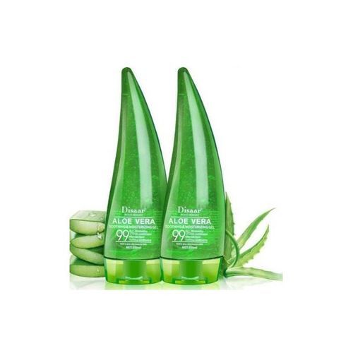 A Bundle of 2 Aloe Vera  Body Moisturizing Gel 99% Soothing Non Sticky 120ml