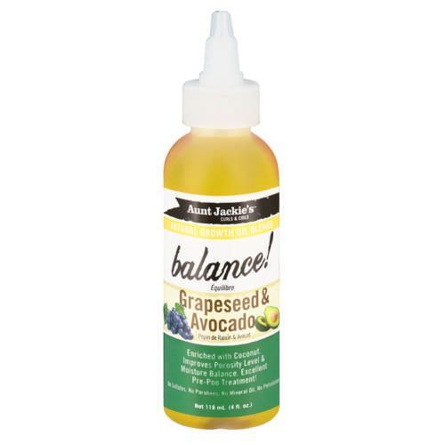Aunt Jackie'S Balance Grapes Seed &  Avocado Oill -118ml
