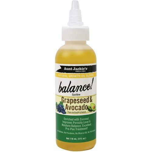 Aunt Jackie'S Balance Grapes Seed &  Avocado Oill -118ml