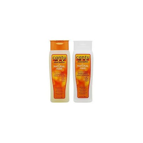Cantu Shea Butter Natural Hair Cleansing Shampoo+Conditioner Set (400ml)
