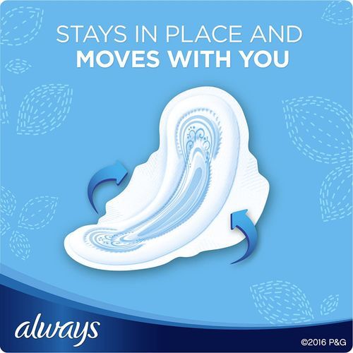 Always Maxi Pads With Wings, (Size 2) 45 Pieces (US)