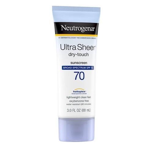 Neutrogena Ultra Sheer dry-touch sunscreen BROAD SPECTRUM SPF 70