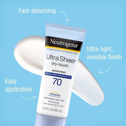 Neutrogena Ultra Sheer dry-touch sunscreen BROAD SPECTRUM SPF 70