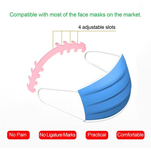 Mask Extension Ear Hook Buckle Adjustable Ear Strap