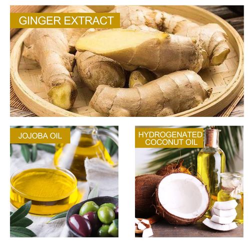 Ginger Hair Shampoo Bar Anti Dandruff Soap Bar for Itchy Scalp Dry Hair Growth, Sulfate Free