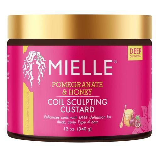 Mielle Organics Pomegranate & Honey Sculpting Custard, Natural Styling Cream Plus Moisture