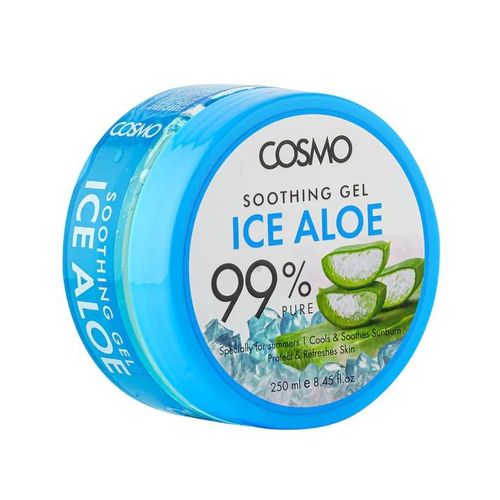 Cosmo Ice Aloe Pure 99% Moisturizing Smoothing Gel 250Ml-Blue