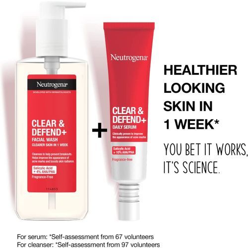Neutrogena Clear And Defend+ Wash 200ml