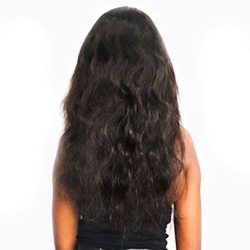 Kea Straight Human Hair  -  4*4 Closure Wig  -  Natural Black