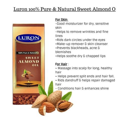 Luron 100% Pure & Natural Sweet Almond Oil 10ml