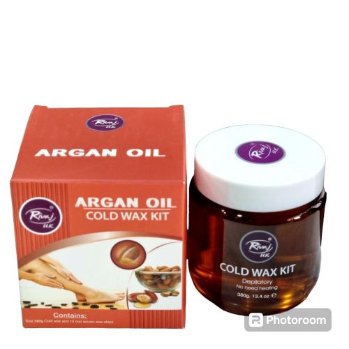 Rivaj Cold Wax Kit Charcoal,Aloevera,Arganoil,Lemon