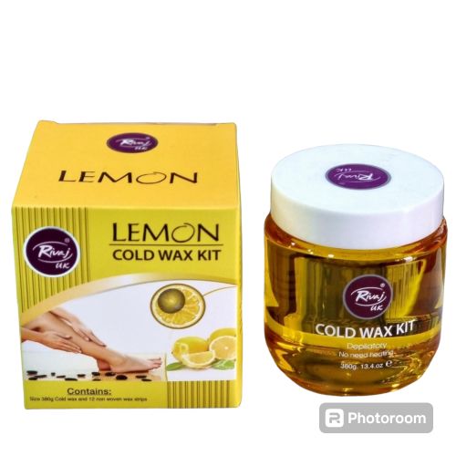 Rivaj Cold Wax Kit Charcoal,Aloevera,Arganoil,Lemon