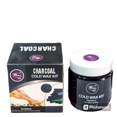 Rivaj Cold Wax Kit Charcoal,Aloevera,Arganoil,Lemon