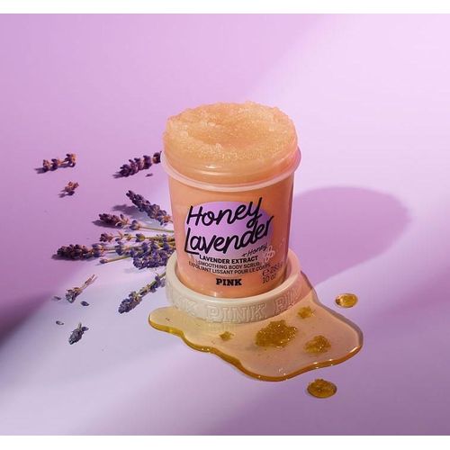 Victoria Secret Pink Honey Lavender Nourishing Body Scrub 10 oz (Honey Lavender)