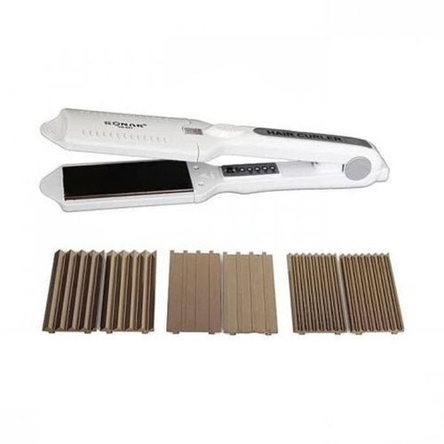 Sonar 4 In 1 Hair Straightening Iron For Multiple Hair Styles-White