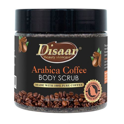 Disaar Arabica Coffee Face And Body Scrub 200ml, 6.8flz