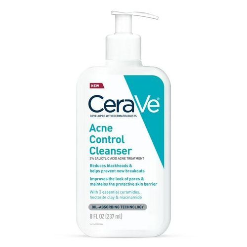 Cerave Acne Control Cleanser For Oily Skin 237Ml-White