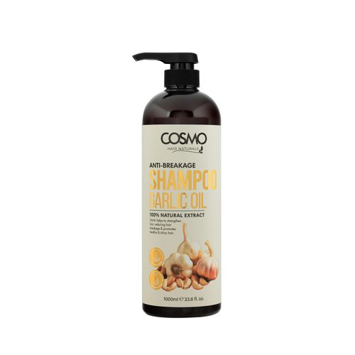 Cosmo Anti-Breakage Garlic Oil Shampoo 1000Ml-Brown