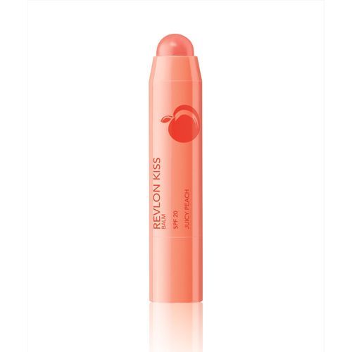 Revlon Lip Balm Crayon, With Natural Fruit Oils, SPF 20, Juicy Peach, 2.6g