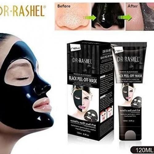 Dr Rashell Black Peel Off Mask With Collagen & Charcoal, 120ml