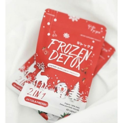 Frozen 2 in 1 Detox & Fiberry Slimming, Organic Herbs for Weight Loss