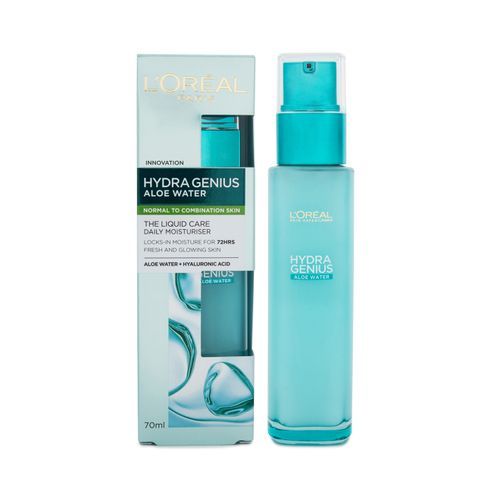L'Oreal Hydra Genius Aloe Water- Normal to Combination Skin, 70 ml