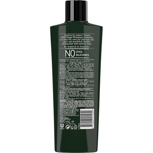 Tresemme  Botanique Nourish Replenish Coconut Milk & Aloe Shampoo 400ml