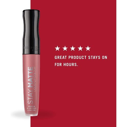 Rimmel Stay Matte Liquid Lip Colour 500 Fire Starter, 5.5ml