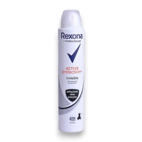 Rexona Active Protection + Invisible Women's Deodorant Body Spray 200ml Anti Transpirant Anti Perspirant 48h