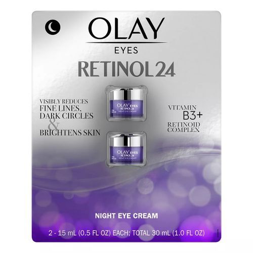 Olay Regenerist Retinol24 Night Eye Cream Moisturiser With Retinol & Vitamin B3, 15ml