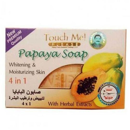 TOUCH ME PLEASE Papaya Bright Light & Moisturizing Skin Soap With Herbal Extract