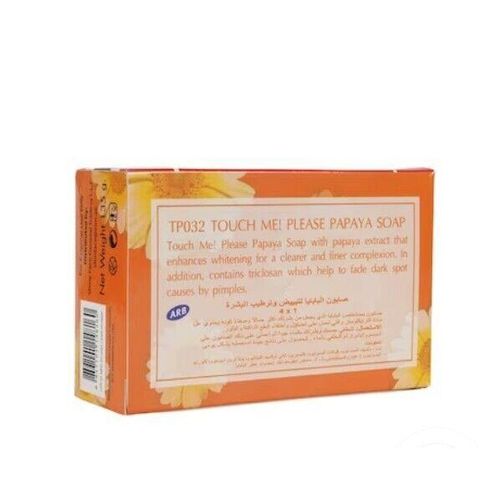 TOUCH ME PLEASE Papaya Bright Light & Moisturizing Skin Soap With Herbal Extract