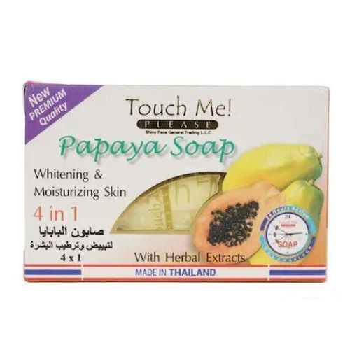 TOUCH ME PLEASE Papaya Bright Light & Moisturizing Skin Soap With Herbal Extract