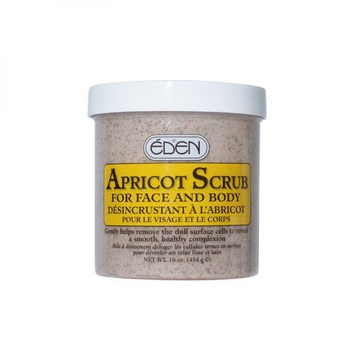 Eden Apricot Scrub For Face & Body - Removes Blackheads & Impurities 454g (UK)