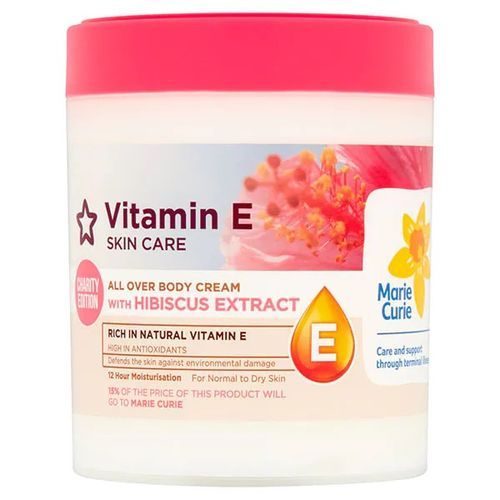 Vitamine Intensive All Over Body Cream With Hibiscus Extract, 465ml
