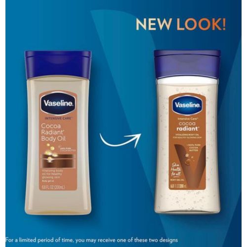 Vaseline Intensive Care Cocoa Radiant Body Oil-200ml/6.8oz