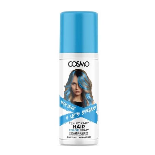 Cosmo Neon Blue Temporary Hair Colour Spray-100Ml