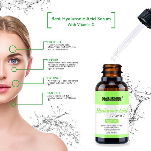 Neutriherbs Hyaluronic Acid (3%) Serum with Vitamin C - 30ml
