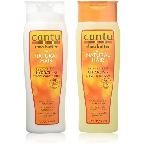 Cantu 2pcs Shea Butter Hydrating Cream Conditoner -400ml  And Cleansing  Shampoo -400ml