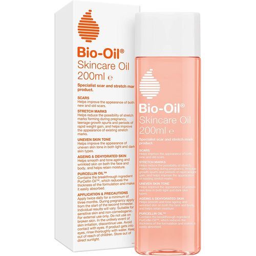 Bio Oil Skincare Oil - Improves Appearance Of Scars, Stretch Marks And Skin Tone, 200ml (UK Origin)