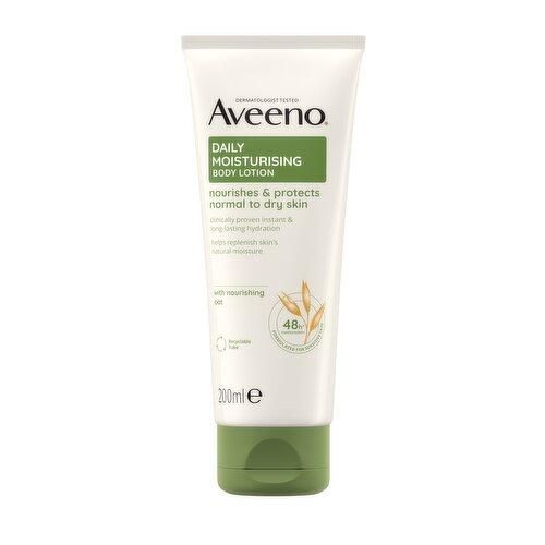 Aveeno Daily Moisturizing Body Lotion 200ml-White