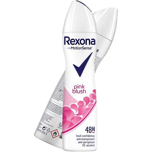 Rexona Motionsense Pink Blush, 48-Hour Anti-Perspirant And Anti Transpirant Fresh Confidence Deodorant Spray - 200ml