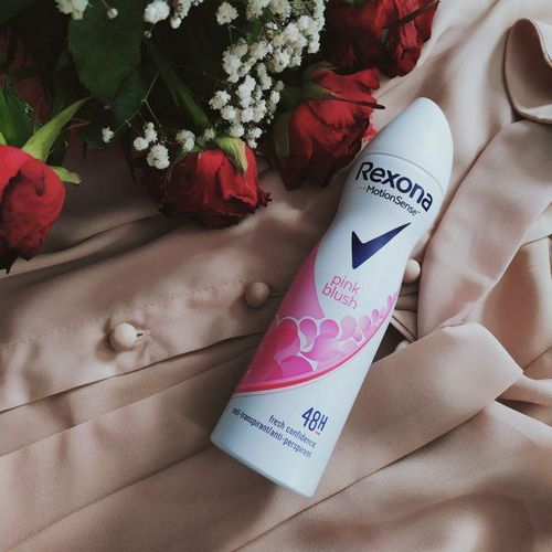 Rexona Motionsense Pink Blush, 48-Hour Anti-Perspirant And Anti Transpirant Fresh Confidence Deodorant Spray - 200ml