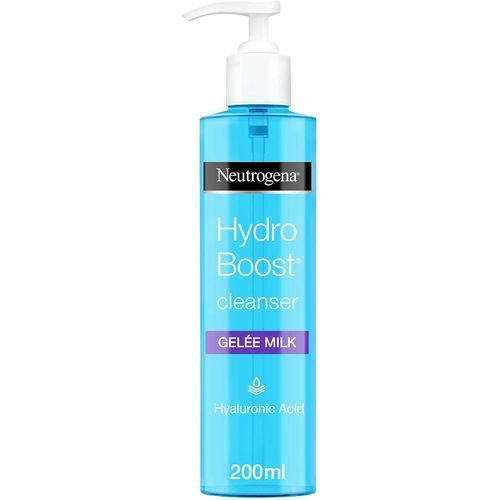 Neutrogena Hydro Boost Gel&eacute;e Milk Cleanser, With Hyaluronic Acid, 200ml