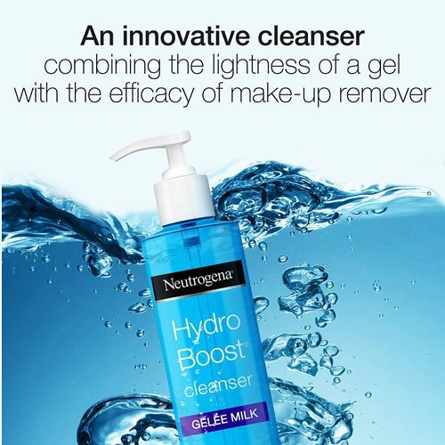 Neutrogena Hydro Boost Gelée Milk Cleanser, With Hyaluronic Acid, 200ml